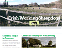 Tablet Screenshot of irishworkingsheepdogs.com